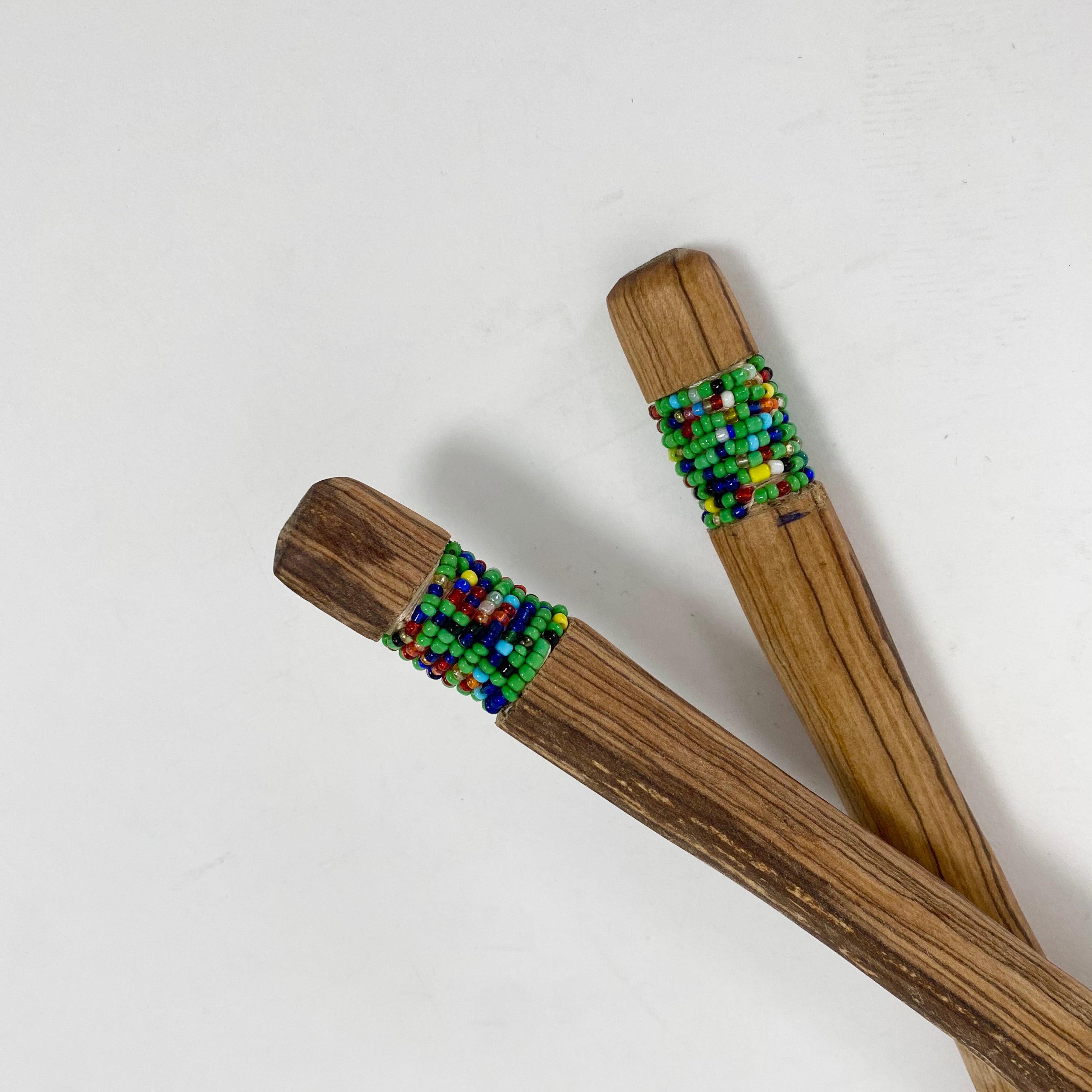 Wood cutlery no. 1 - Green mix