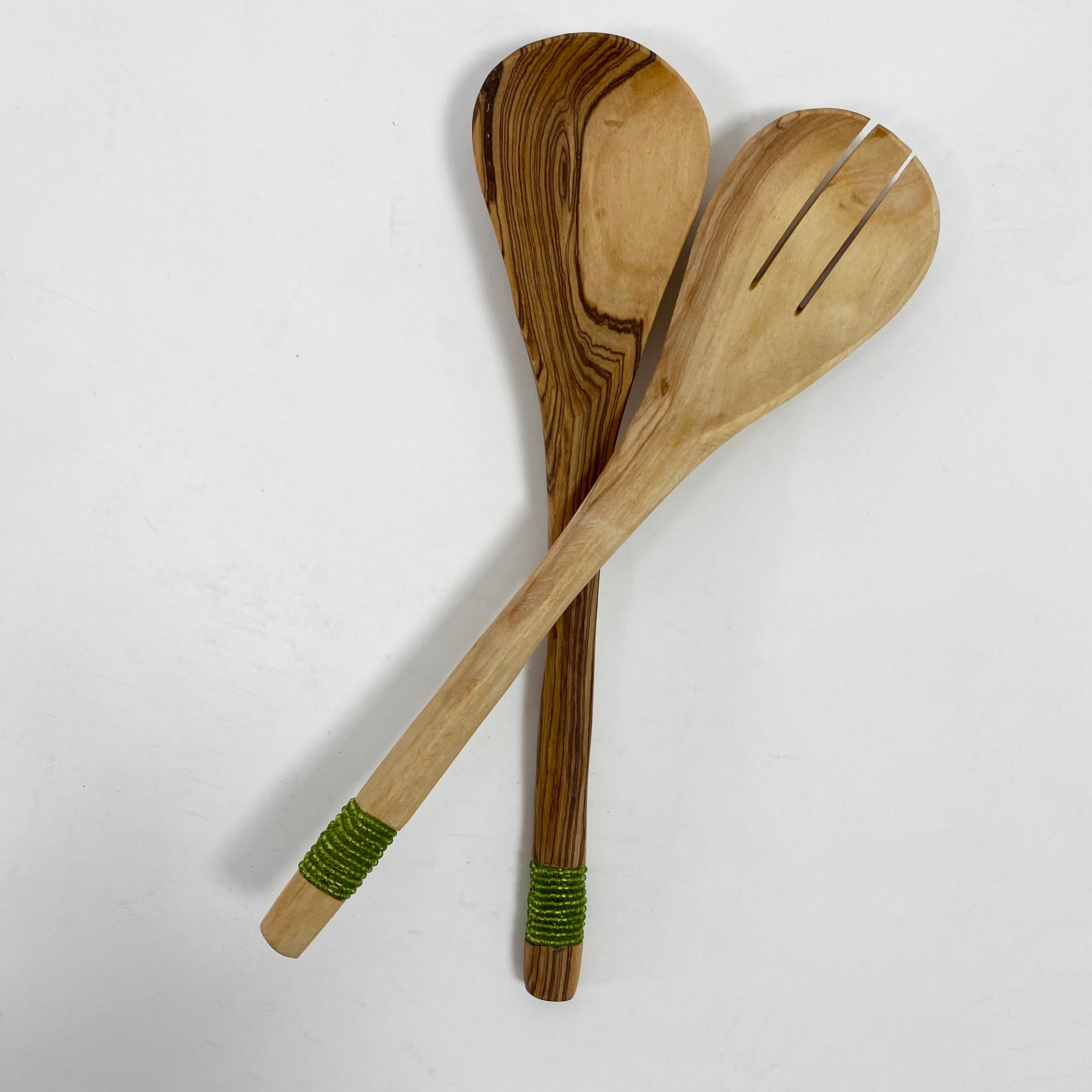 Wood cutlery no. 1 - Green